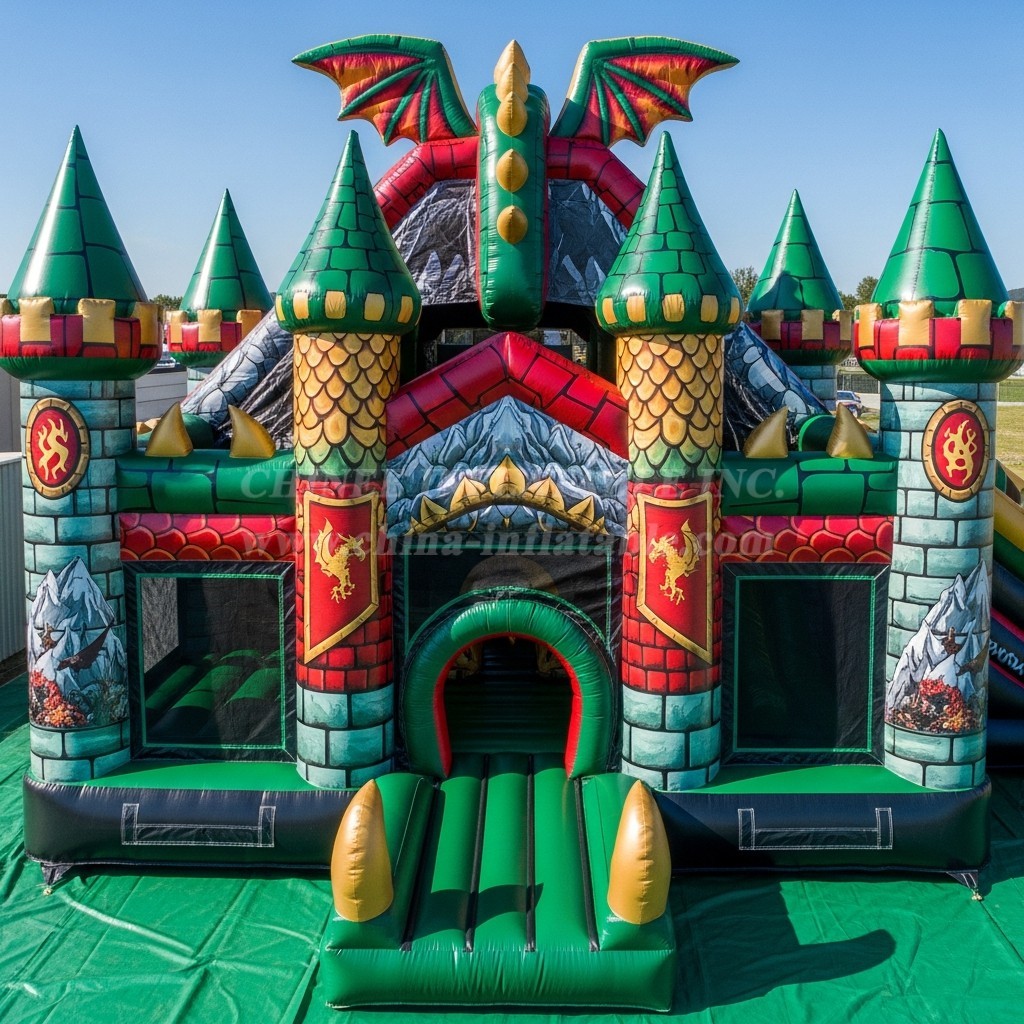 T5-2610 Dragon Theme Inflatable Castles