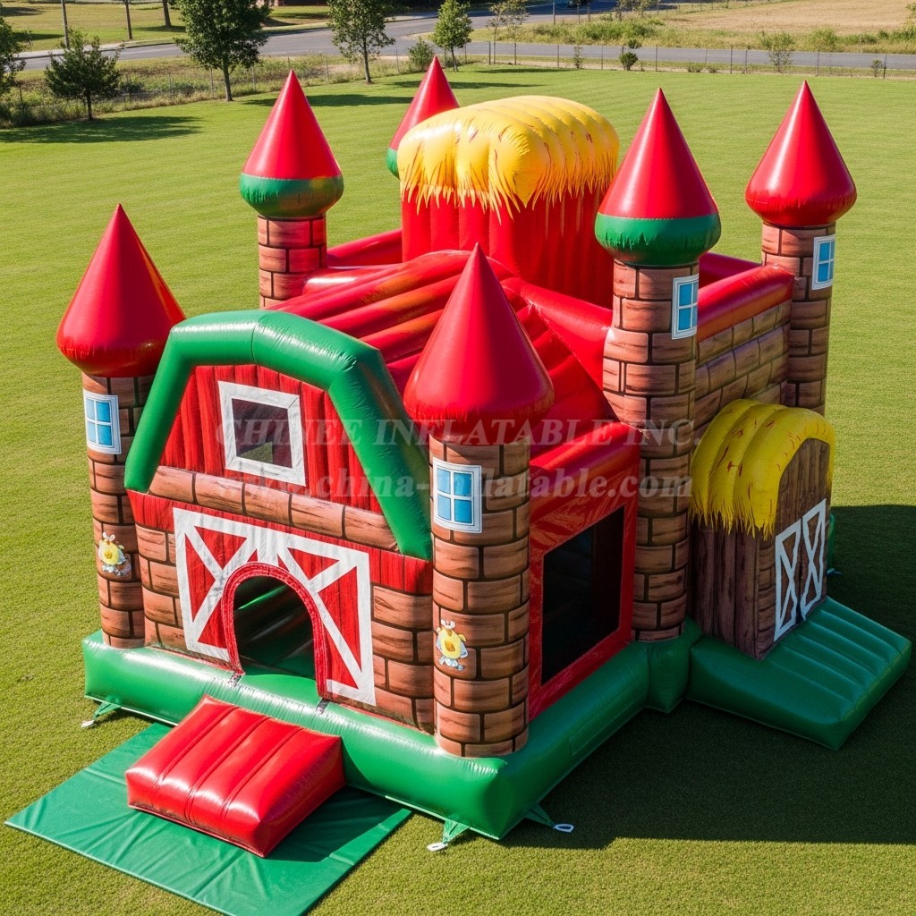 T5-2631 Farm Theme Inflatable Castles