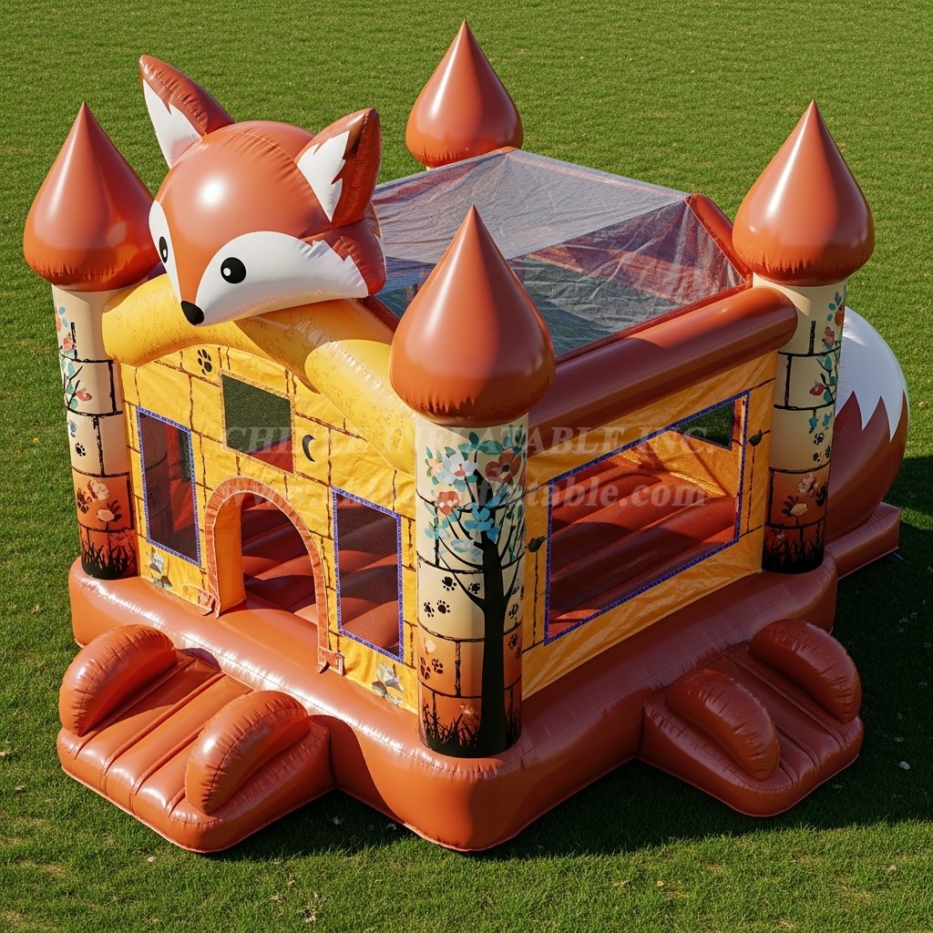 T5-2640 Fox Theme Inflatable Castles