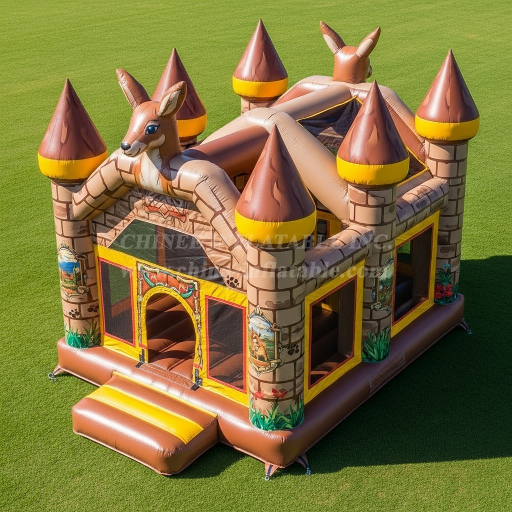 T5-2667 Kangaroo Theme Inflatable Castles