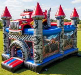 T5-2689 Monster Trucks Theme Inflatable Castles
