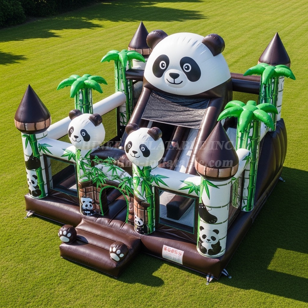 T5-2701 Panda Theme Inflatable Castles