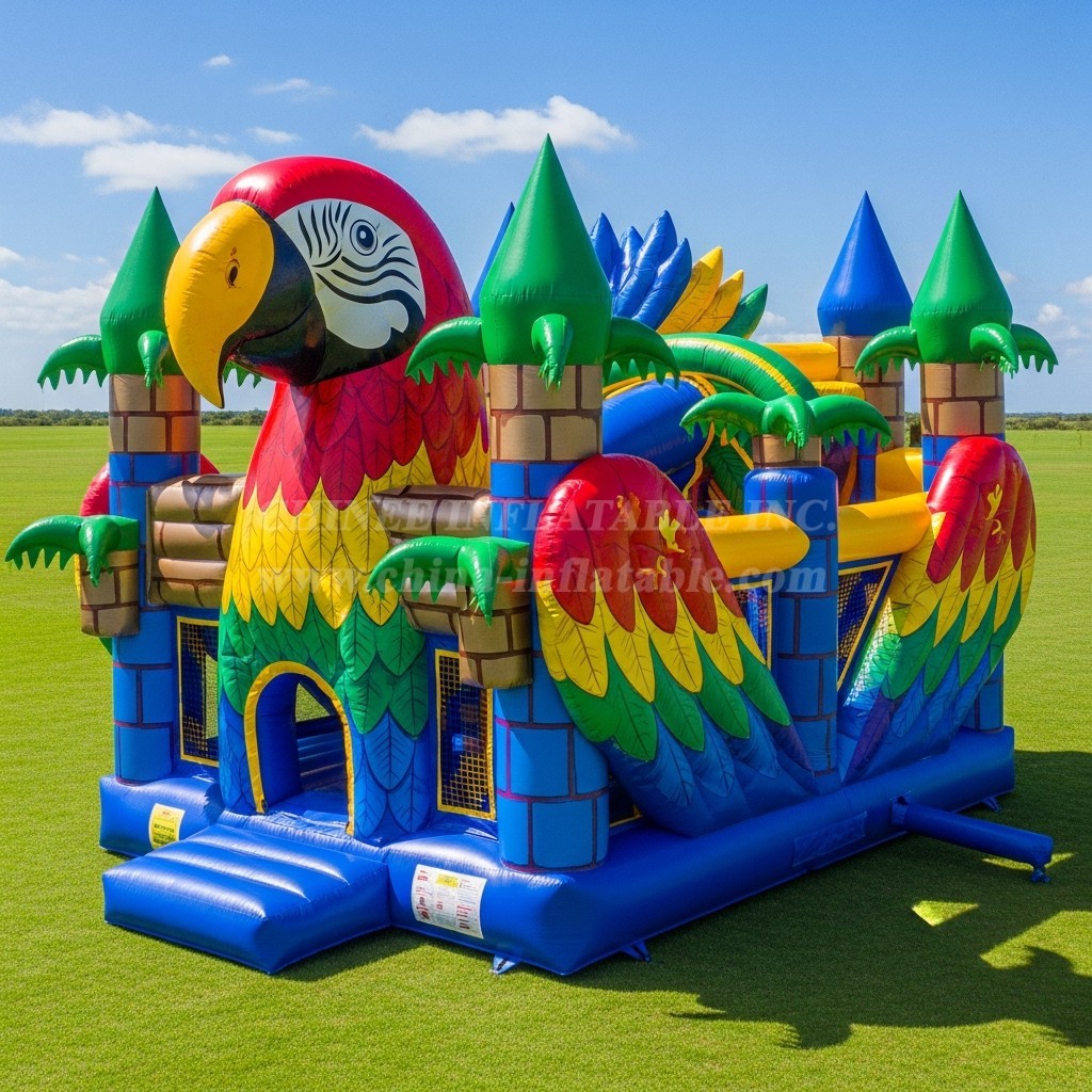 T5-2705 Parrot Theme Inflatable Castles