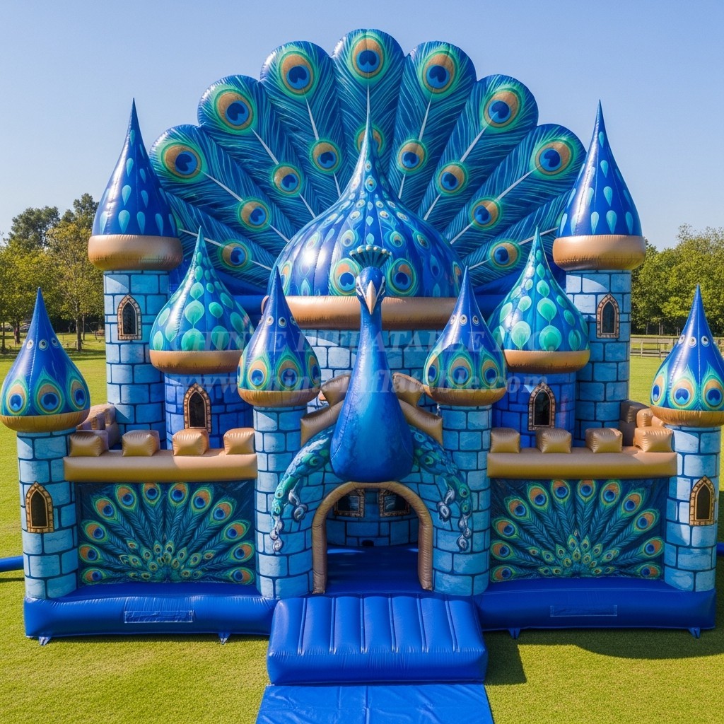 T5-2707 Peacock Theme Inflatable Castles
