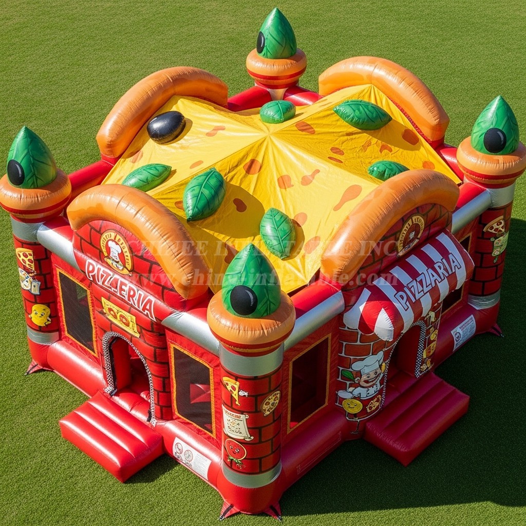 T5-2718 Pizza Theme Inflatable Castles