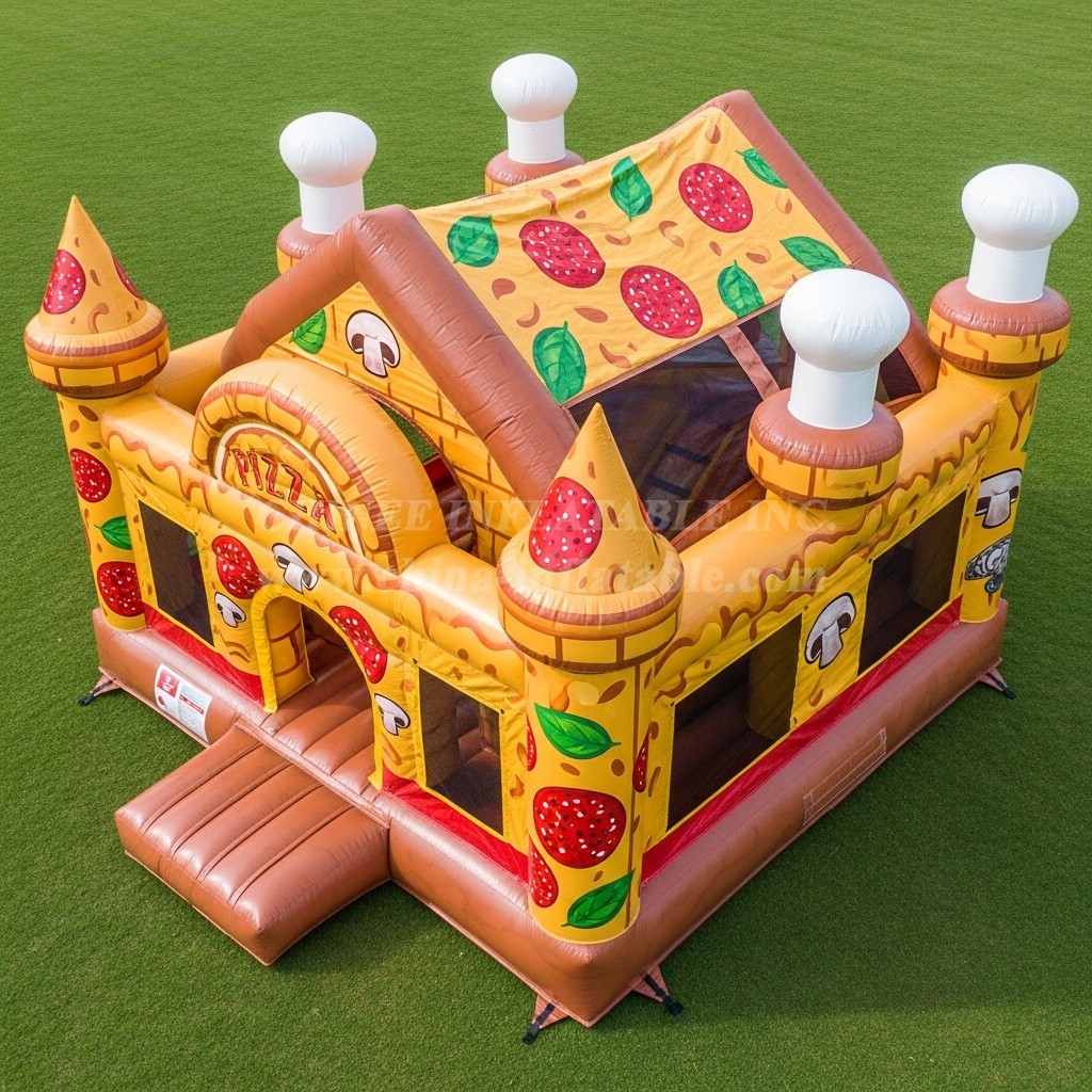 T5-2719 Pizza Theme Inflatable Castles