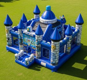 T5-2722 Police Station Theme Inflatable Castles
