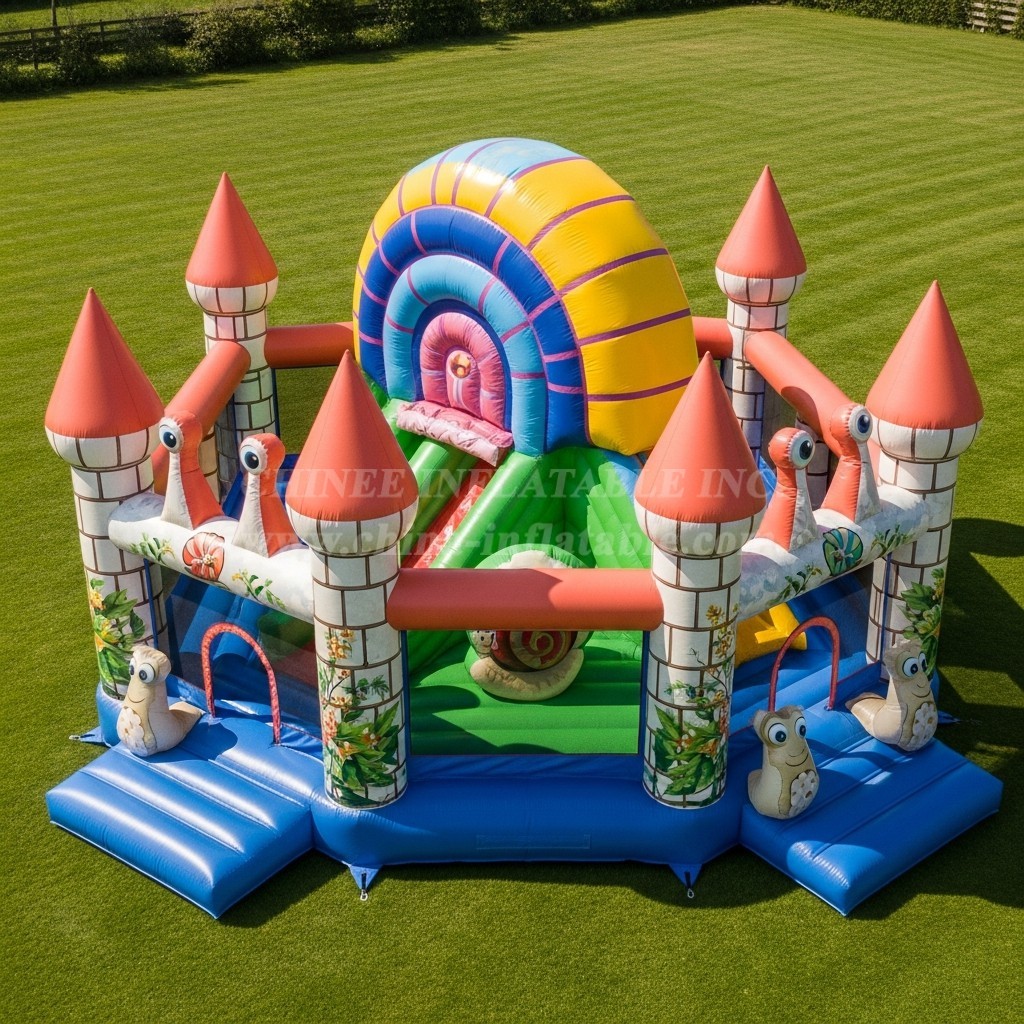 T5-2740 Snail Theme Inflatable Castles