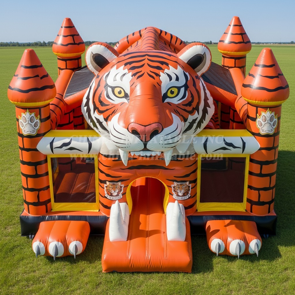 T5-2755 Tiger Theme Inflatable Castles