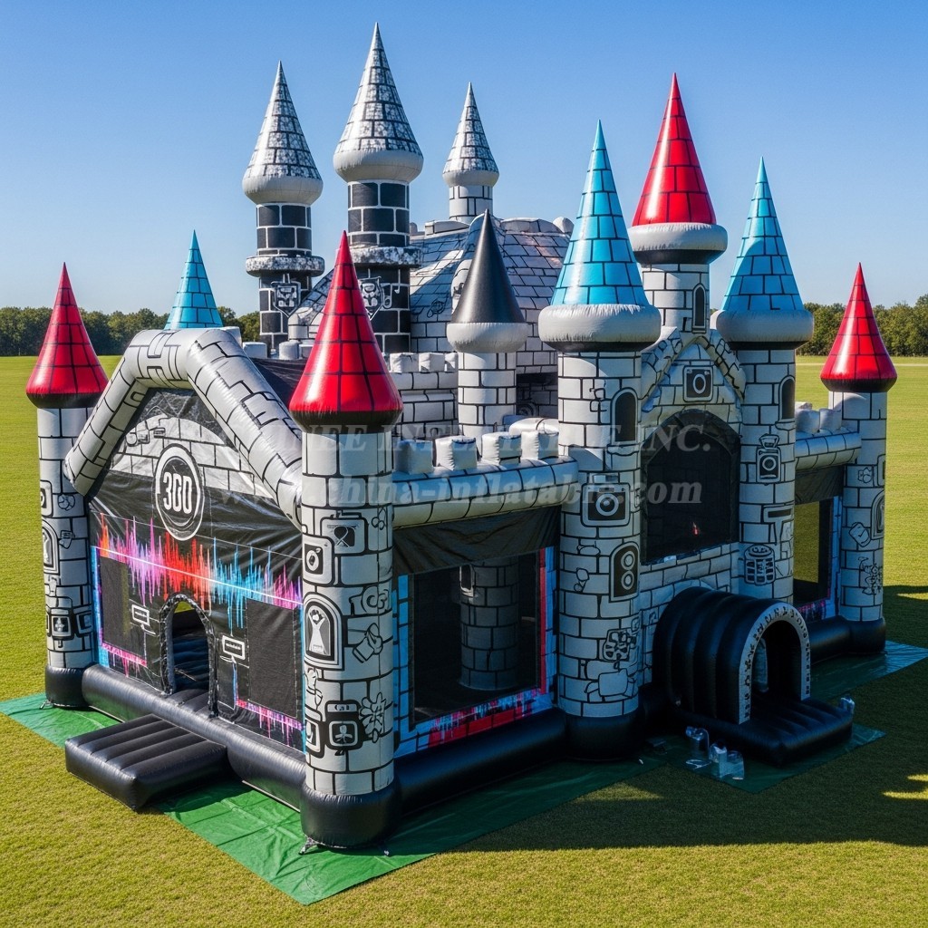 T5-2759 TikTok Theme Inflatable Castles