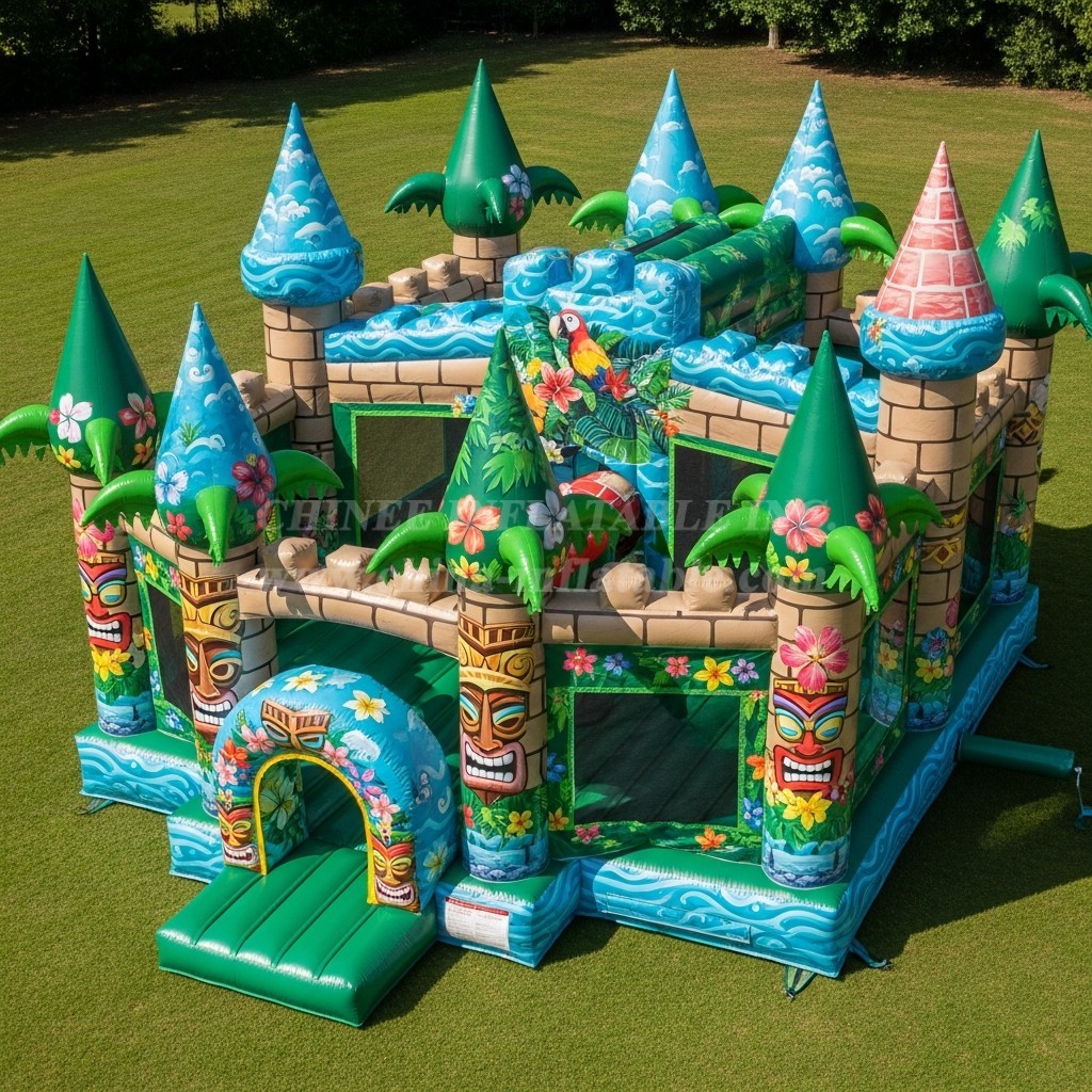 T5-2767 Tropical Theme Inflatable Castles