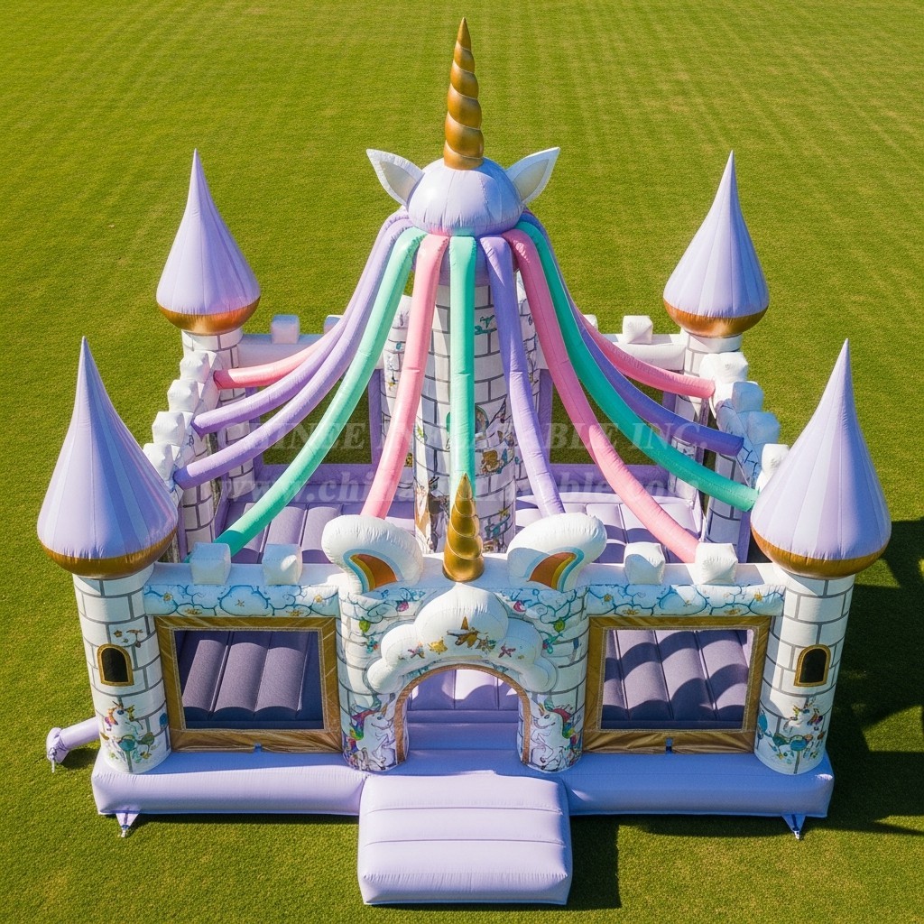 T5-2773 Unicorn Theme Inflatable Castles