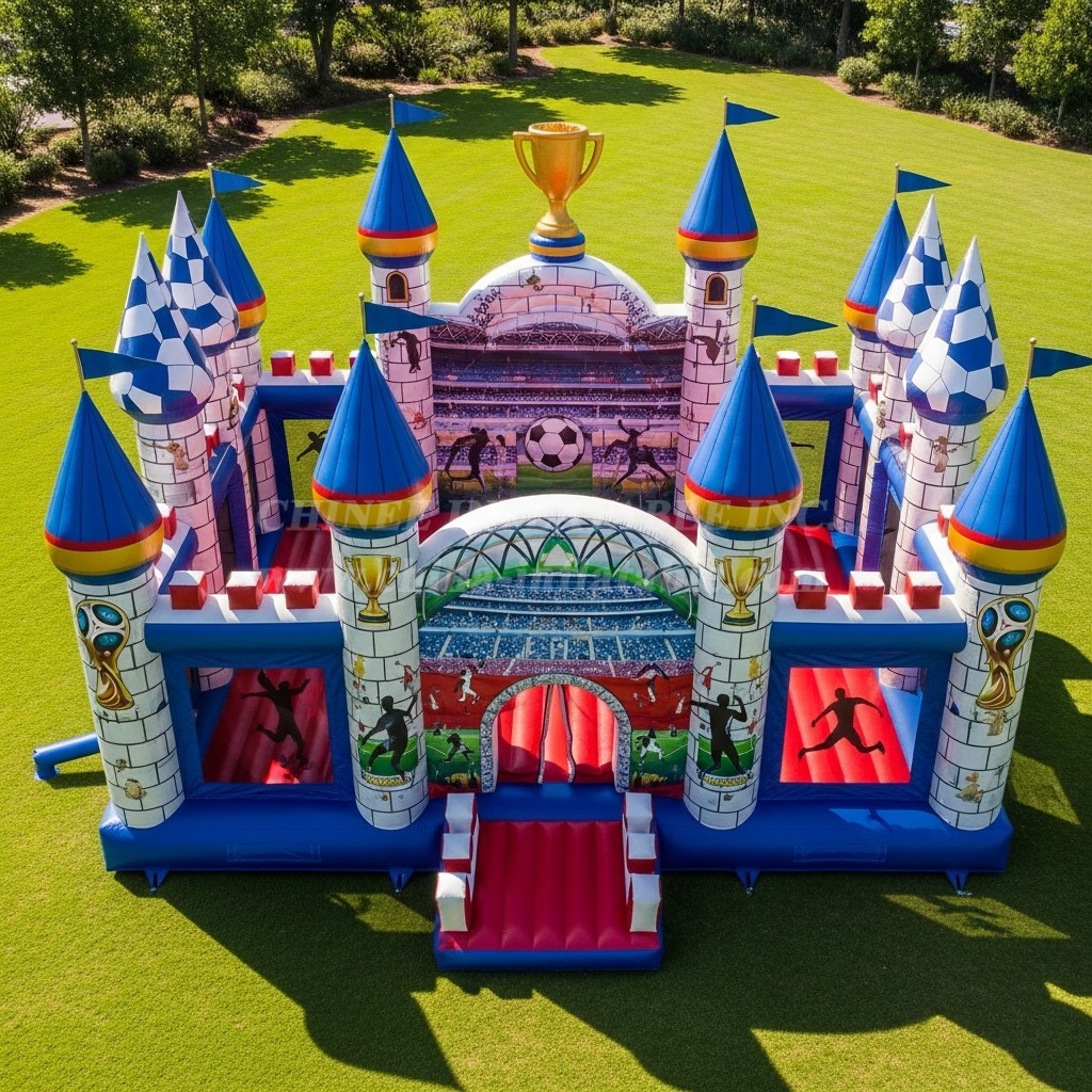 T5-2794 World Cup Theme Inflatable Castles