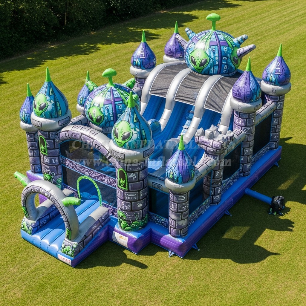 T5-2808 Alien Theme Inflatable Castles
