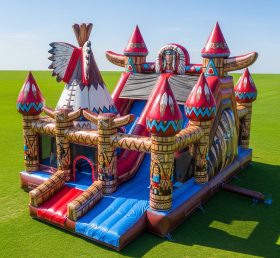 T5-2809 American Indian Theme Inflatable Castles