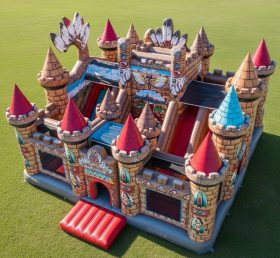 T5-2811 American Indian Theme Inflatable Castles