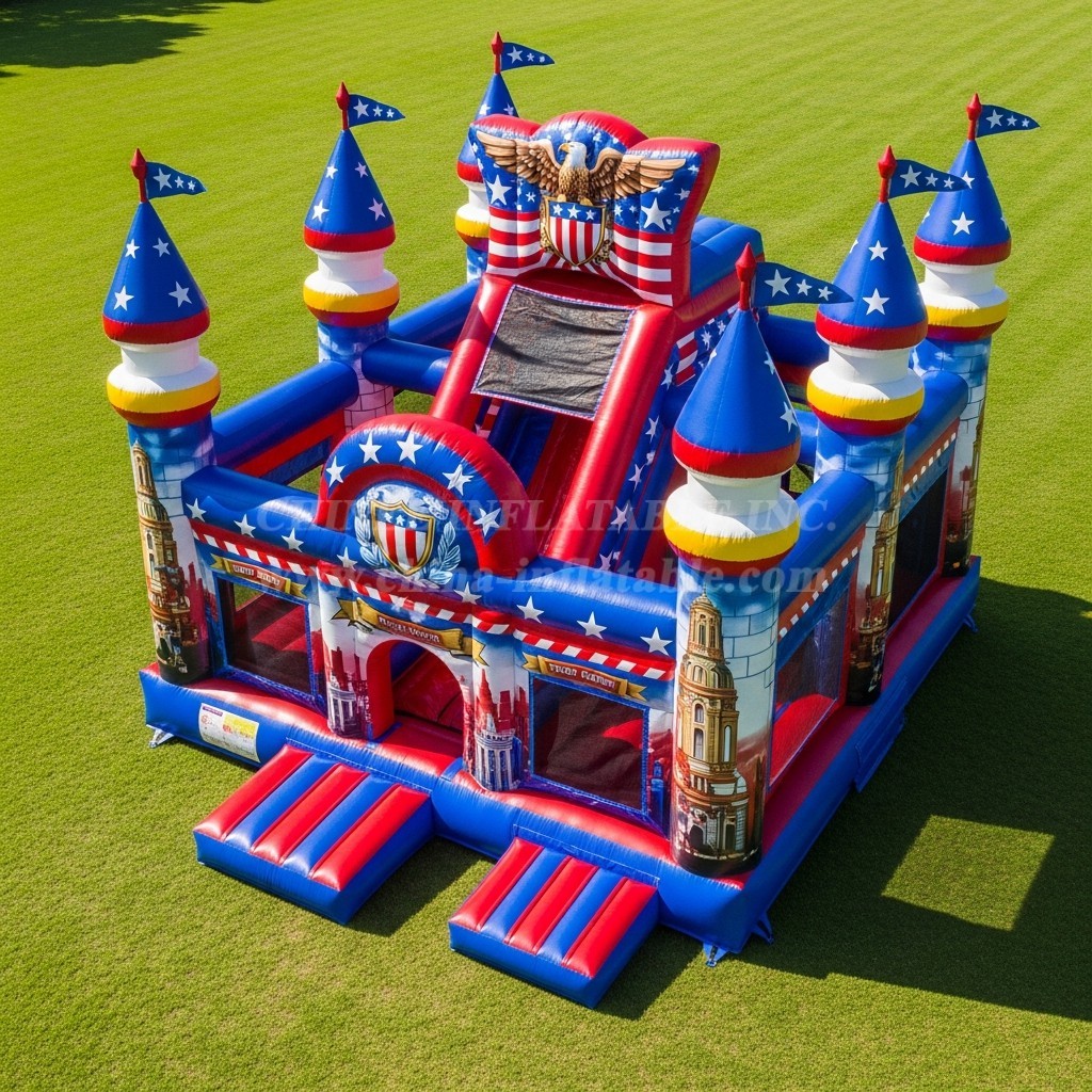 T5-2815 American Style Theme Inflatable Castles