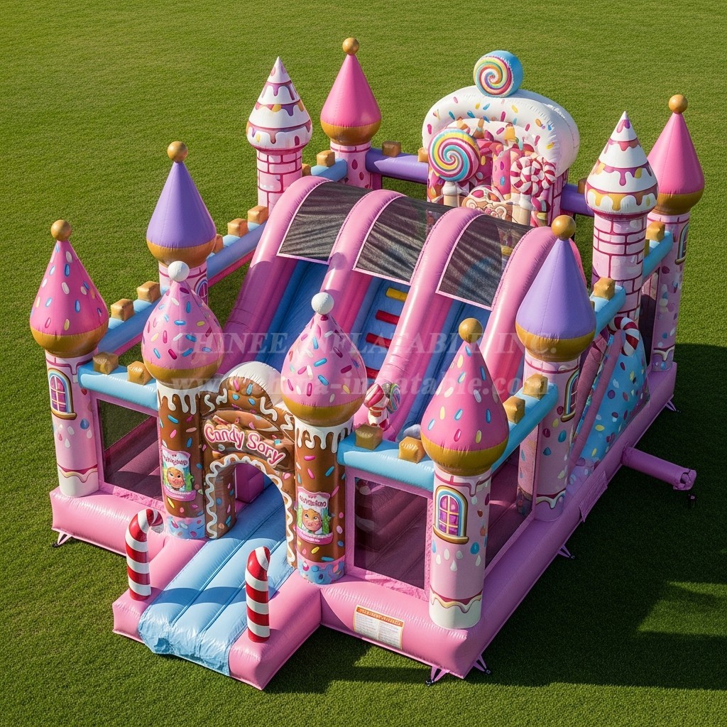 T5-2839 Candy Theme Inflatable Castles