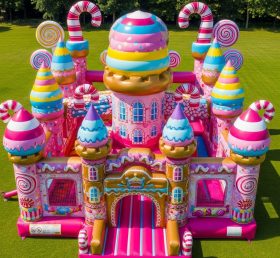 T5-2841 Candy Theme Inflatable Castles
