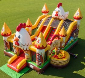 T5-2845 Chicken Theme Inflatable Castles