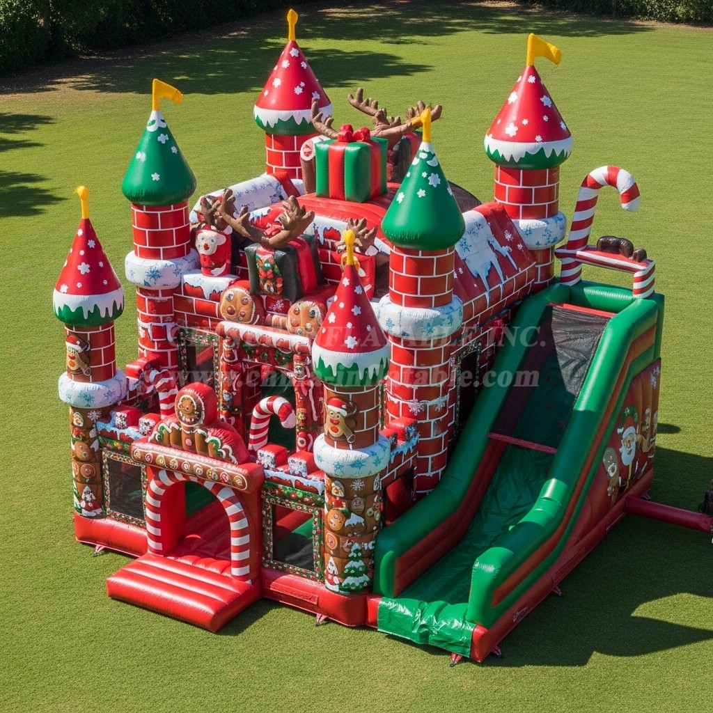 T5-2858 Christmas Theme Inflatable Castles