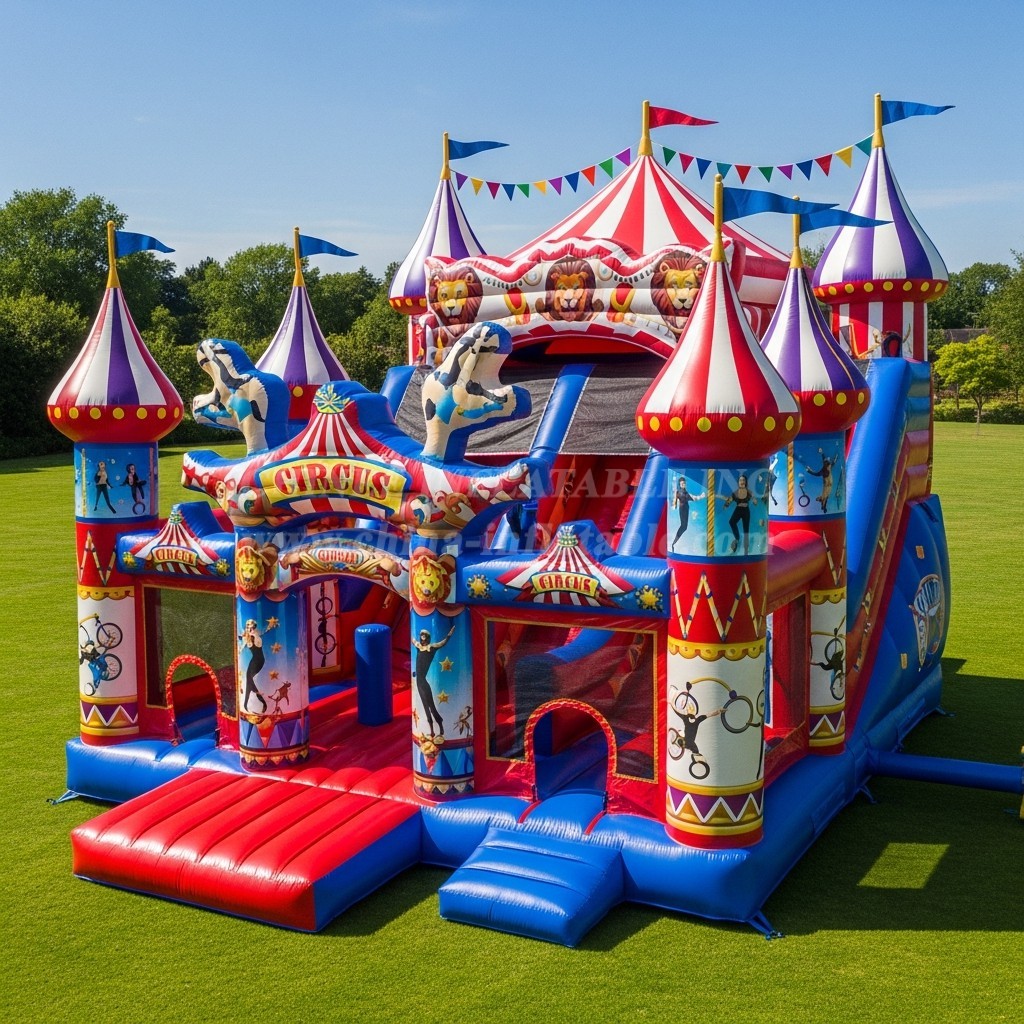T5-2860 Circus Theme Inflatable Castles