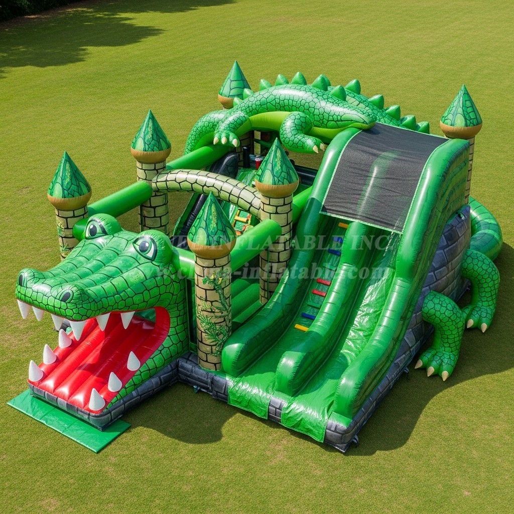 T5-2875 Crocodile Theme Inflatable Castles