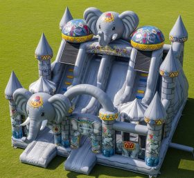 T5-2917 Elephant Theme Inflatable Castles