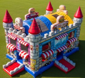 T5-2944 Food Trucks Theme Inflatable Castles