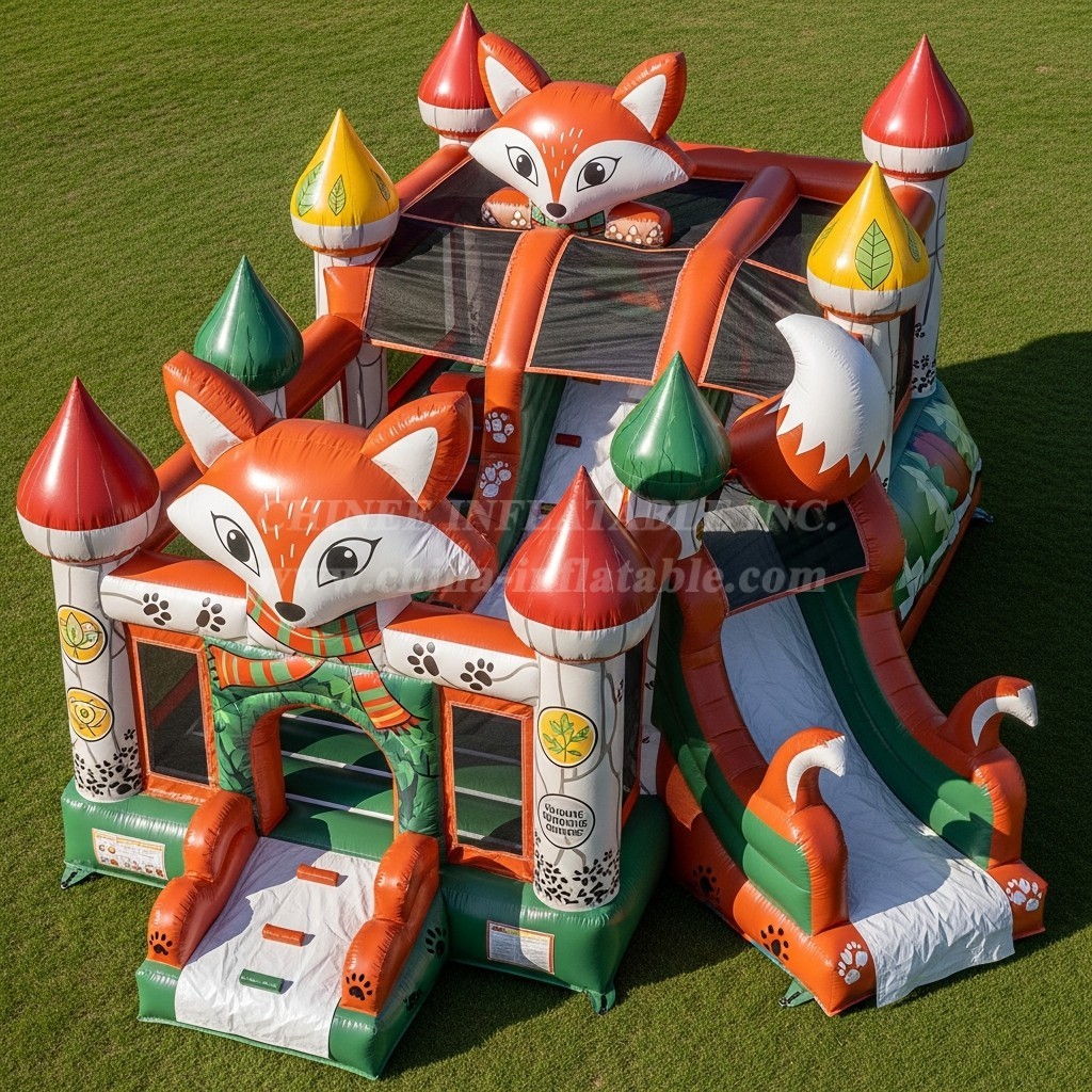 T5-2946 Fox Theme Inflatable Castles