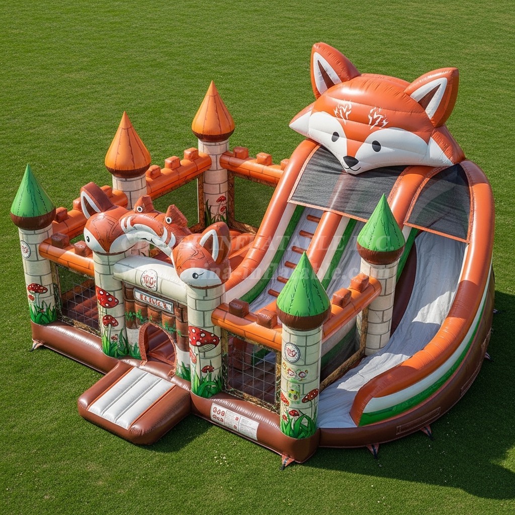 T5-2947 Fox Theme Inflatable Castles