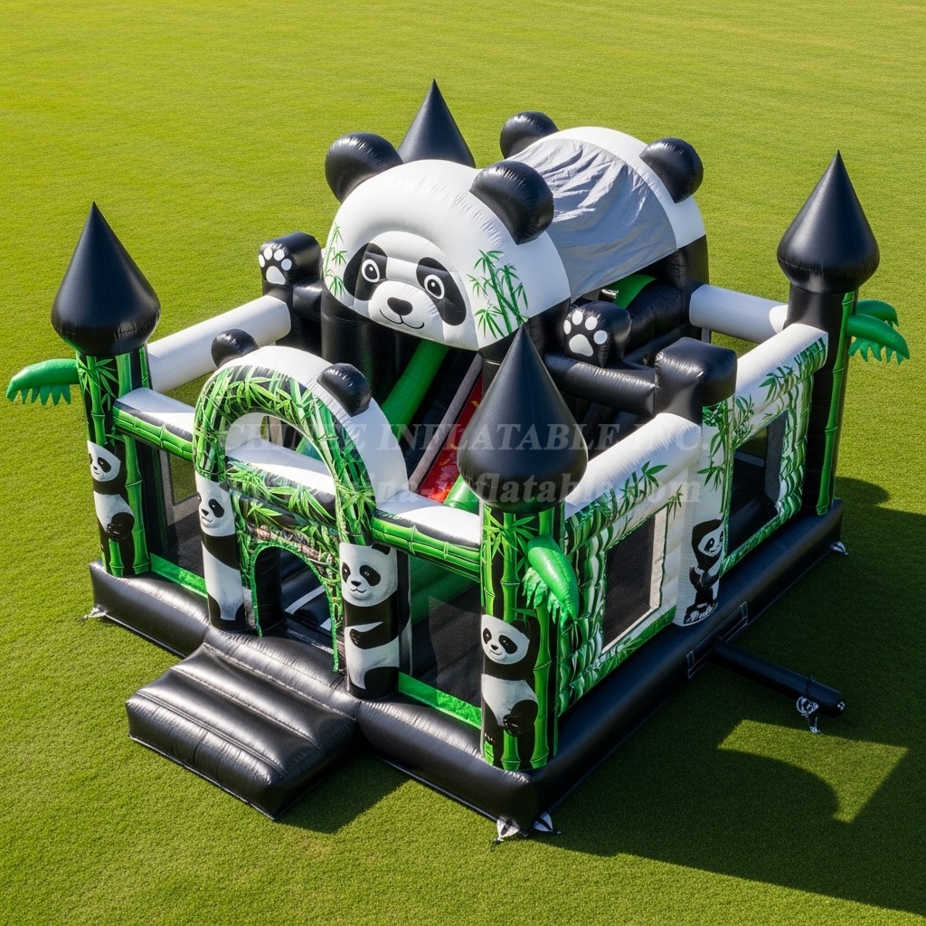 T5-3022 Panda Theme Inflatable Castles
