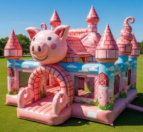 T5-3035 Pig Theme Inflatable Castles