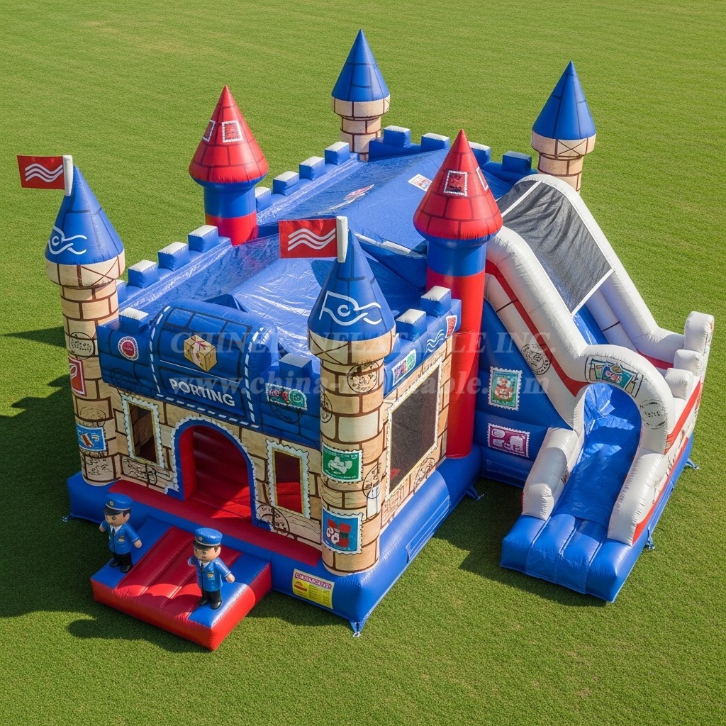 T5-3045 Post Office Theme Inflatable Castles