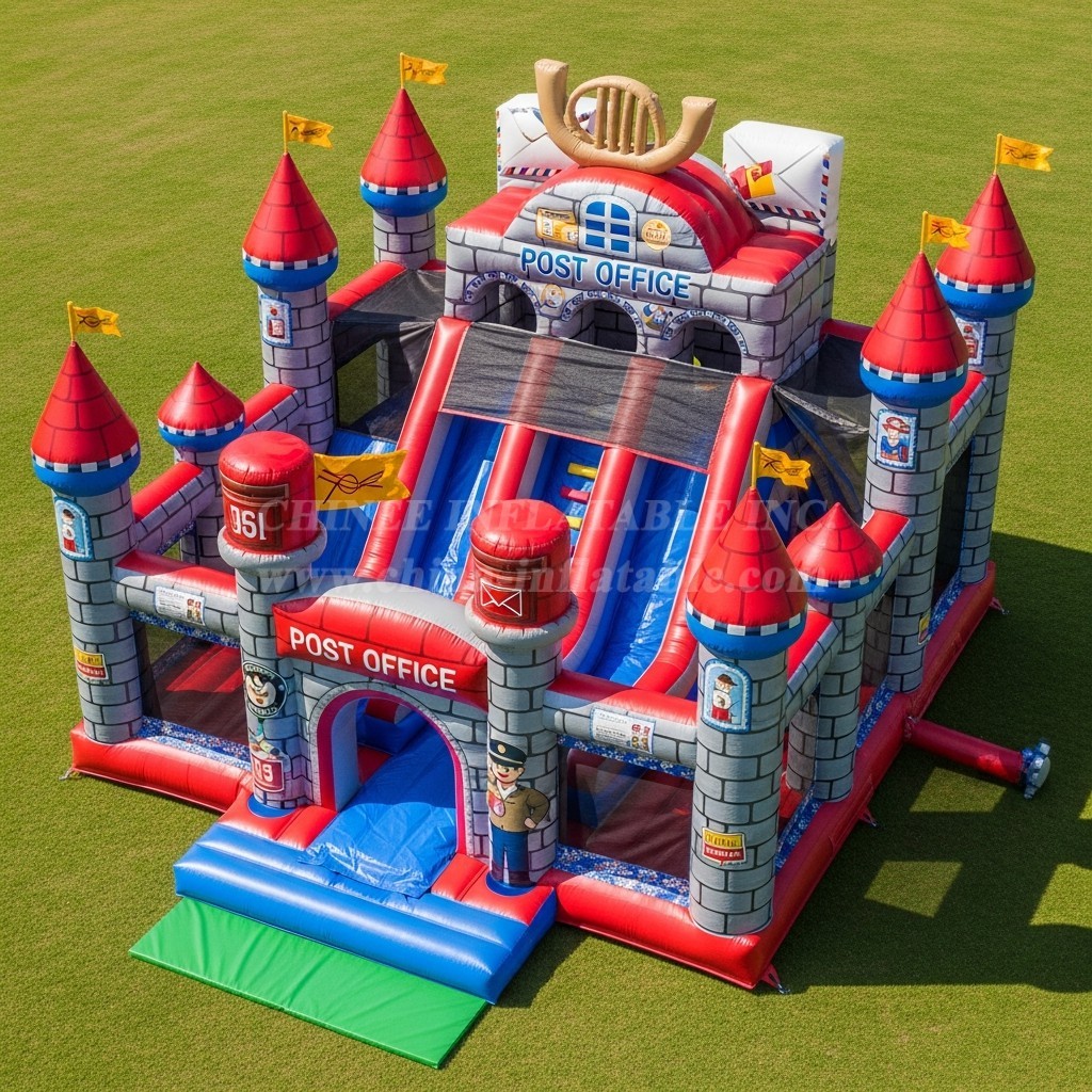 T5-3047 Post Office Theme Inflatable Castles
