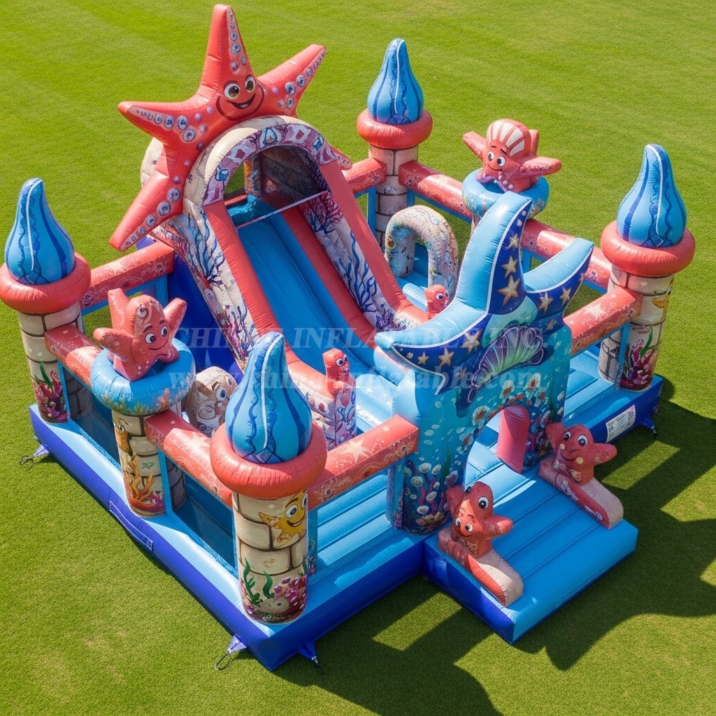 T5-3078 Starfish Theme Inflatable Castles