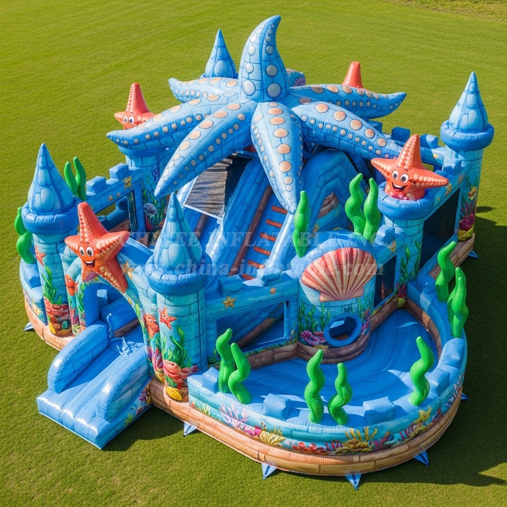 T5-3079 Starfish Theme Inflatable Castles