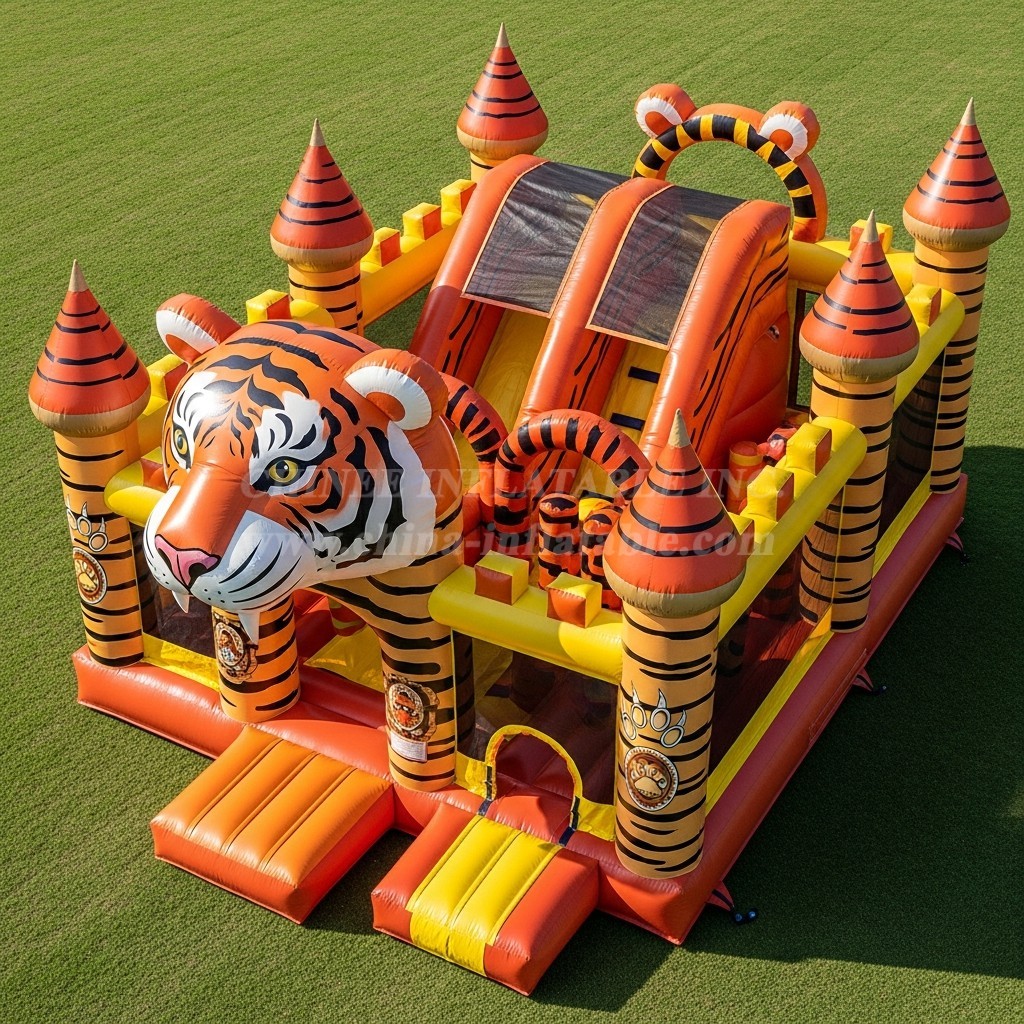 T5-3088 Tiger Theme Inflatable Castles