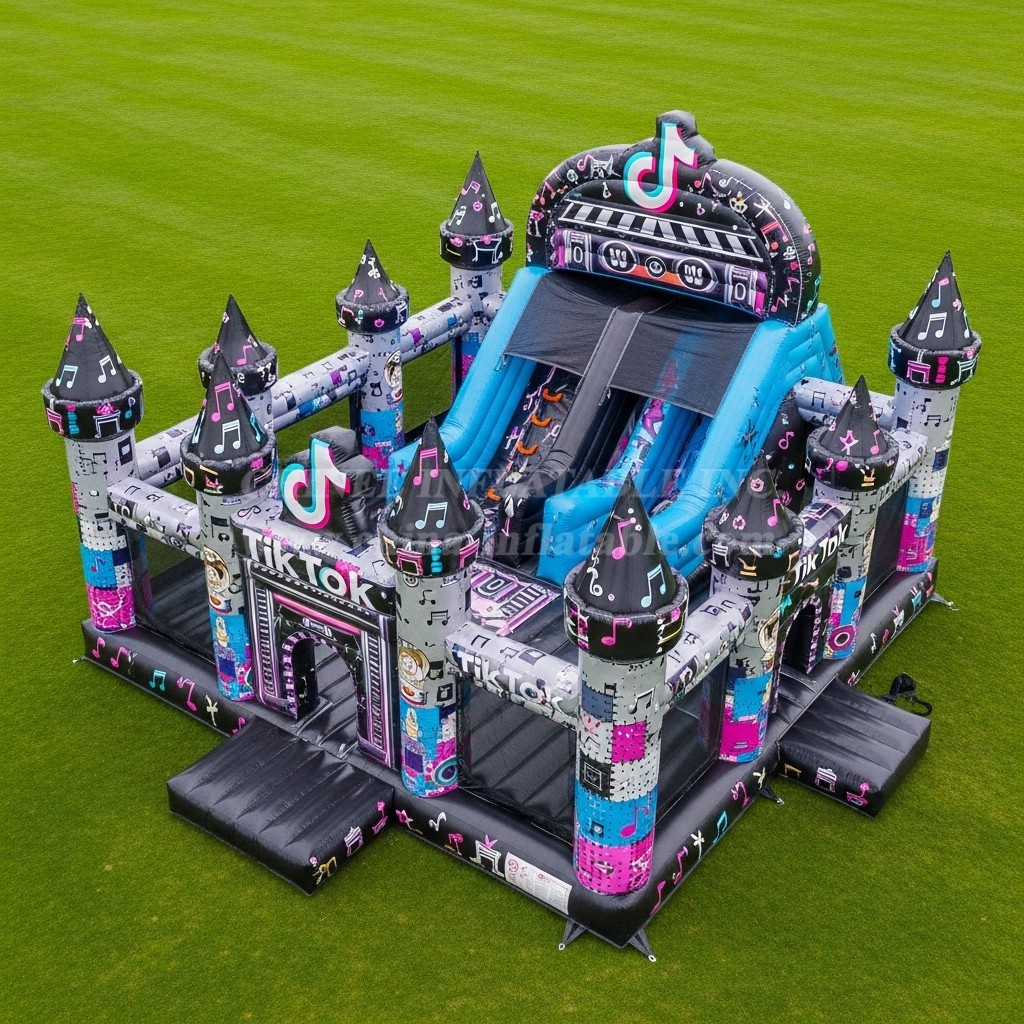 T5-3089 TikTok Theme Inflatable Castles