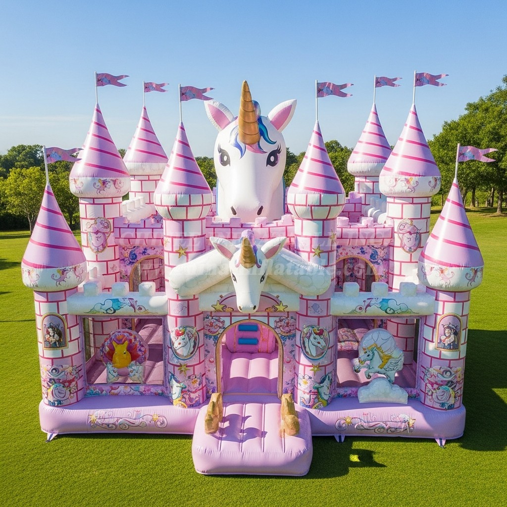 T5-3110 Unicorn Theme Inflatable Castles