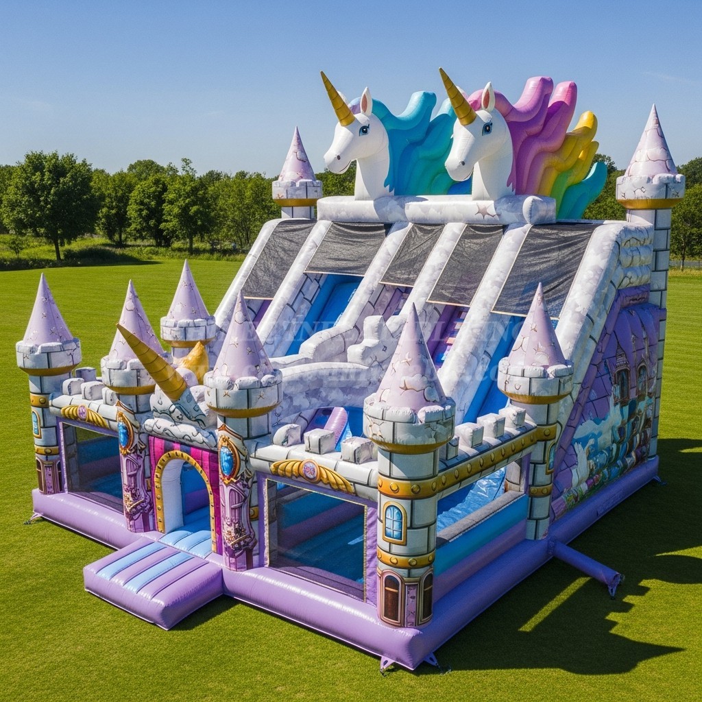 T5-3112 Unicorn Theme Inflatable Castles