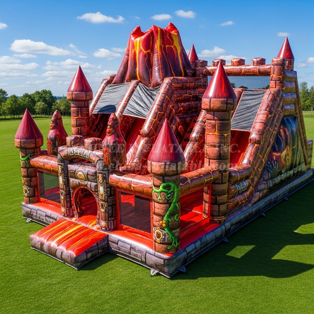 T5-3116 Volcano Theme Inflatable Castles