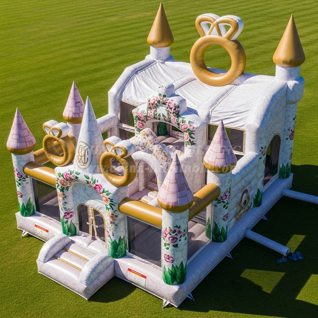 T5-3121 Weddings Theme Inflatable Castles