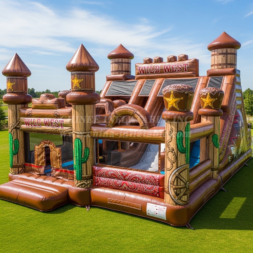T5-3125 Wild West Theme Inflatable Castles