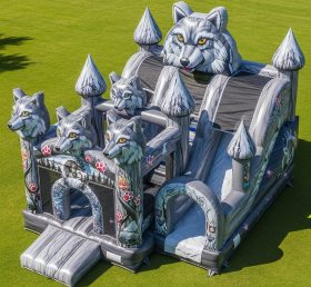 T5-3134 Wolf Theme Inflatable Castles