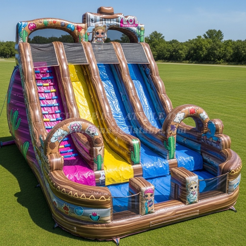 T8-9295 L.O.L. SURPRISE Theme Inflatable Water Slide