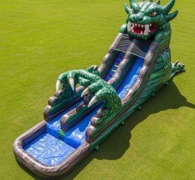 T8-9315 Monster Theme Inflatable Water Slide