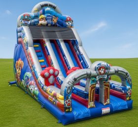 T8-9410 Paw Patrol Theme Inflatable Dry Slide