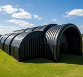 Tent1-6012 Black Tunnel Inflatable Tent
