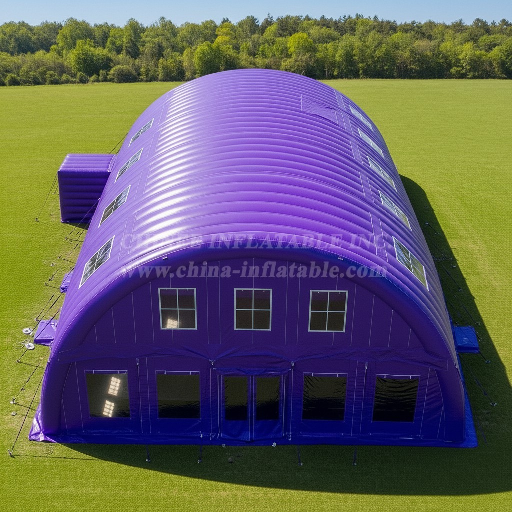 Tent1-6021 Purple Dome Inflatable Tent